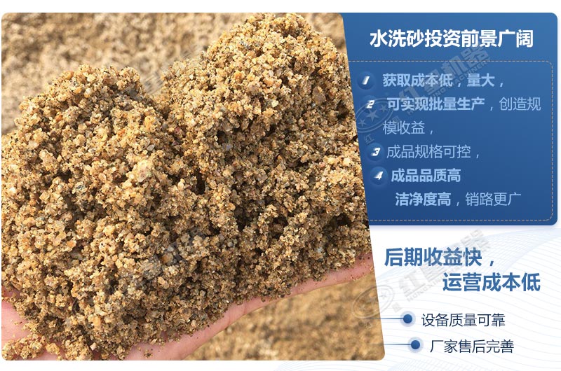 石粉洗出來的砂怎么樣？洗沙設備多少錢一臺？